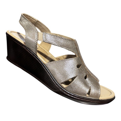 Romulo Sandalia Cuero Bronciny Mujer Talla 38 Ref 5017 